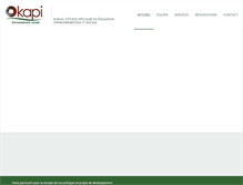 Tablet Screenshot of okapi-ec.com